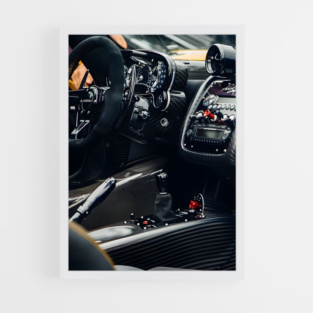 Poster Intérieur Zonda – affiche Pagani (vue 3)